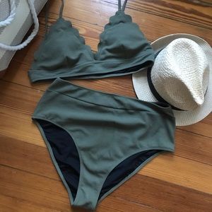 High waisted bikini